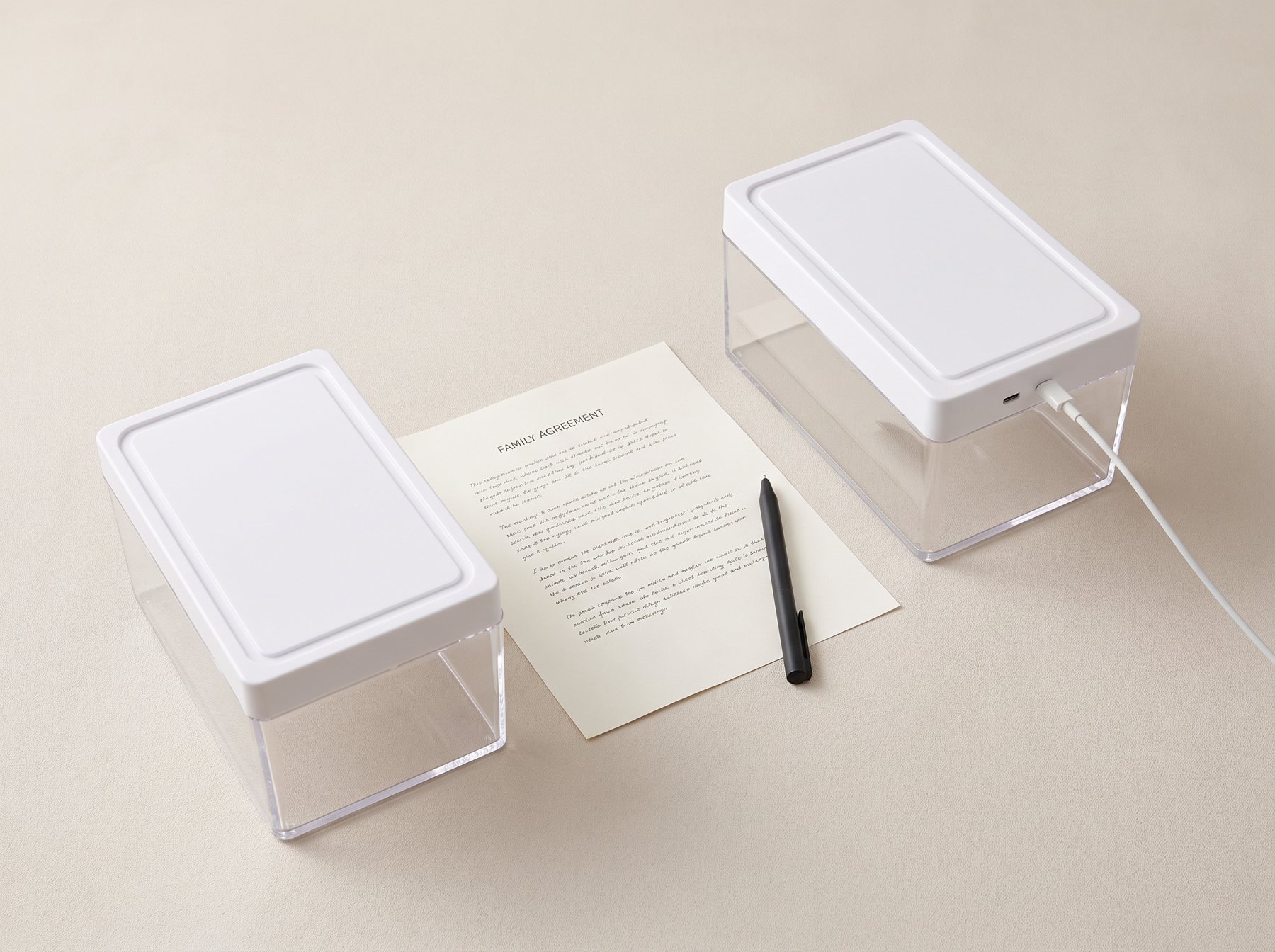 UnplugBox family bundle with the printable Family Phone Contract